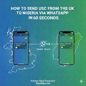 How to send usdc from the UK to Nigeria via hatsApp in 60 seconds
